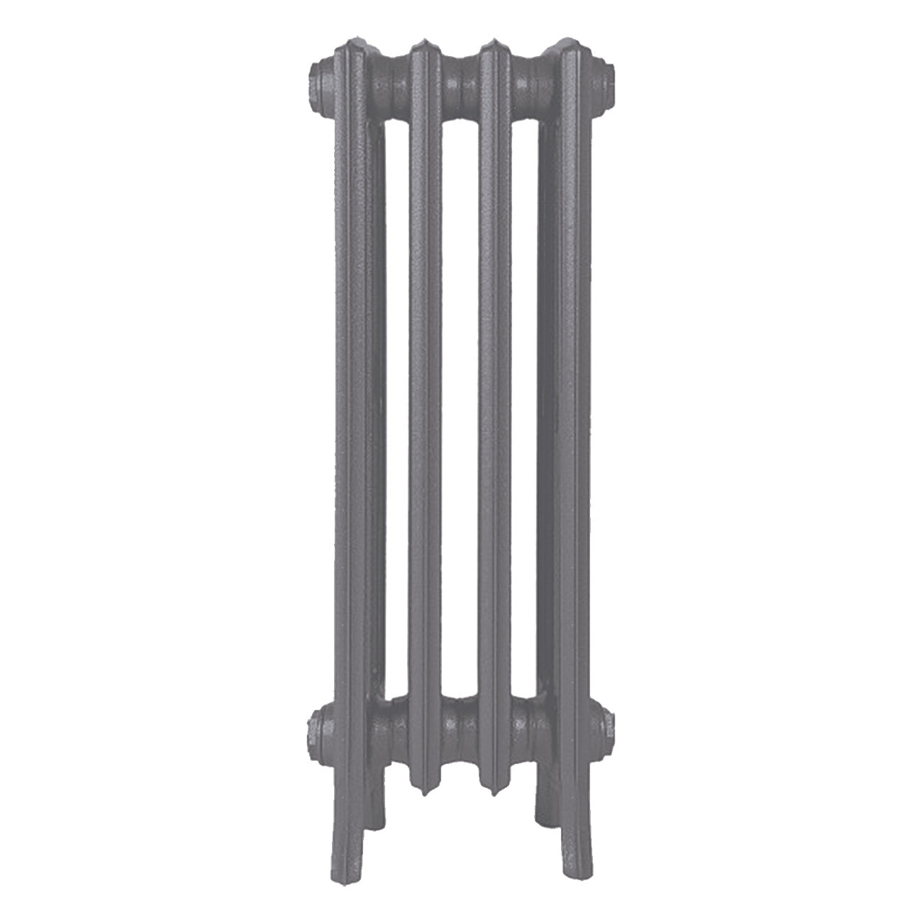 Grace - Quartz Grey Cast Iron Column Radiator H700mm x W272mm 4 Column - Wall Hung