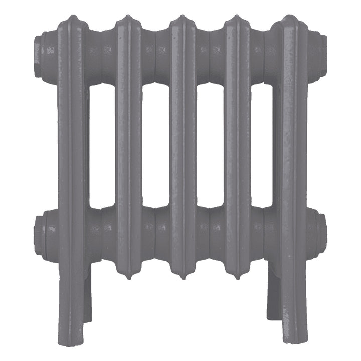 Grace - Quartz Grey Cast Iron Column Radiator H300mm x W333mm 4 Column - Wall Hung