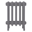 Grace - Quartz Grey Cast Iron Column Radiator H450mm x W333mm 4 Column - Wall Hung