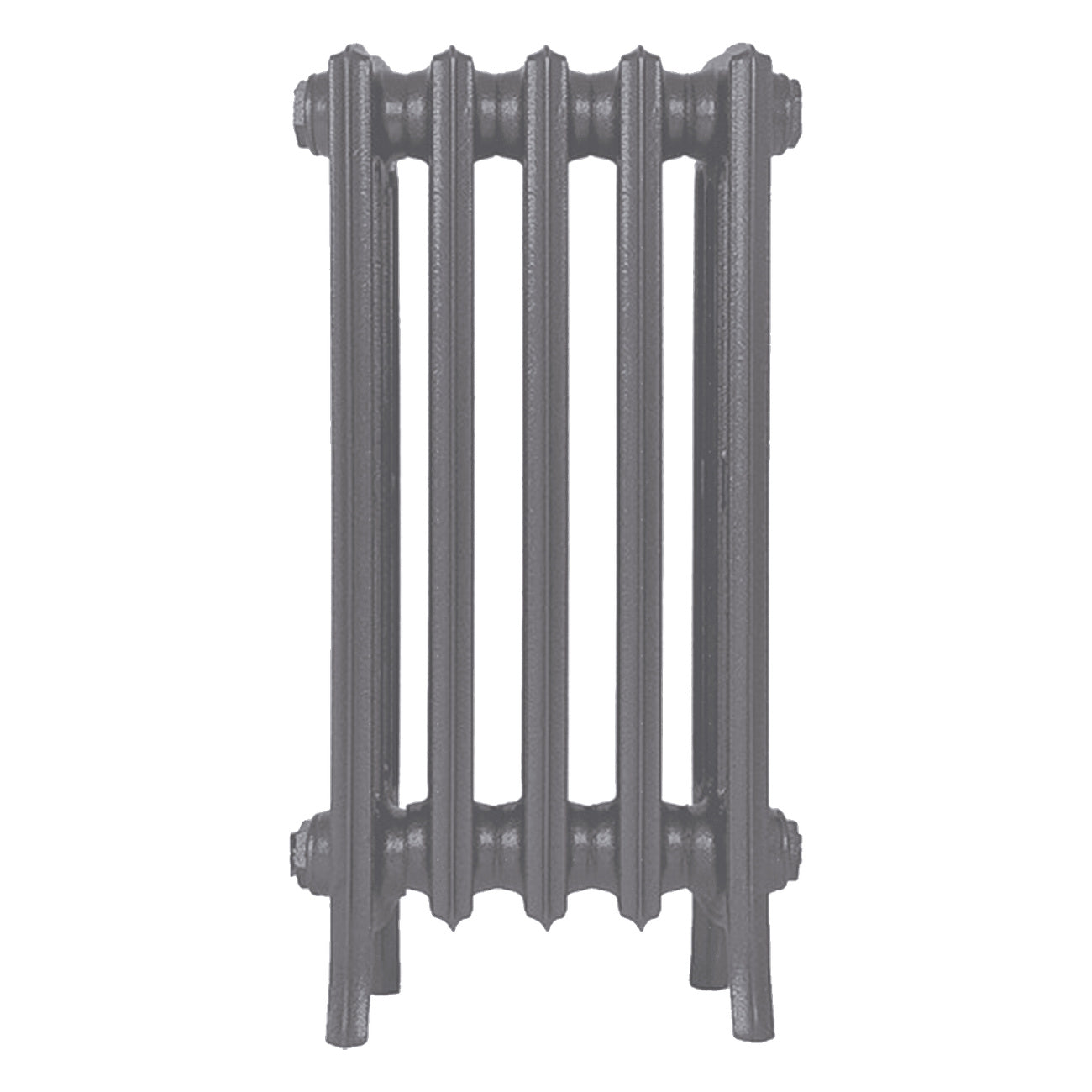 Grace - Quartz Grey Cast Iron Column Radiator H650mm x W333mm 4 Column - Floor Standing