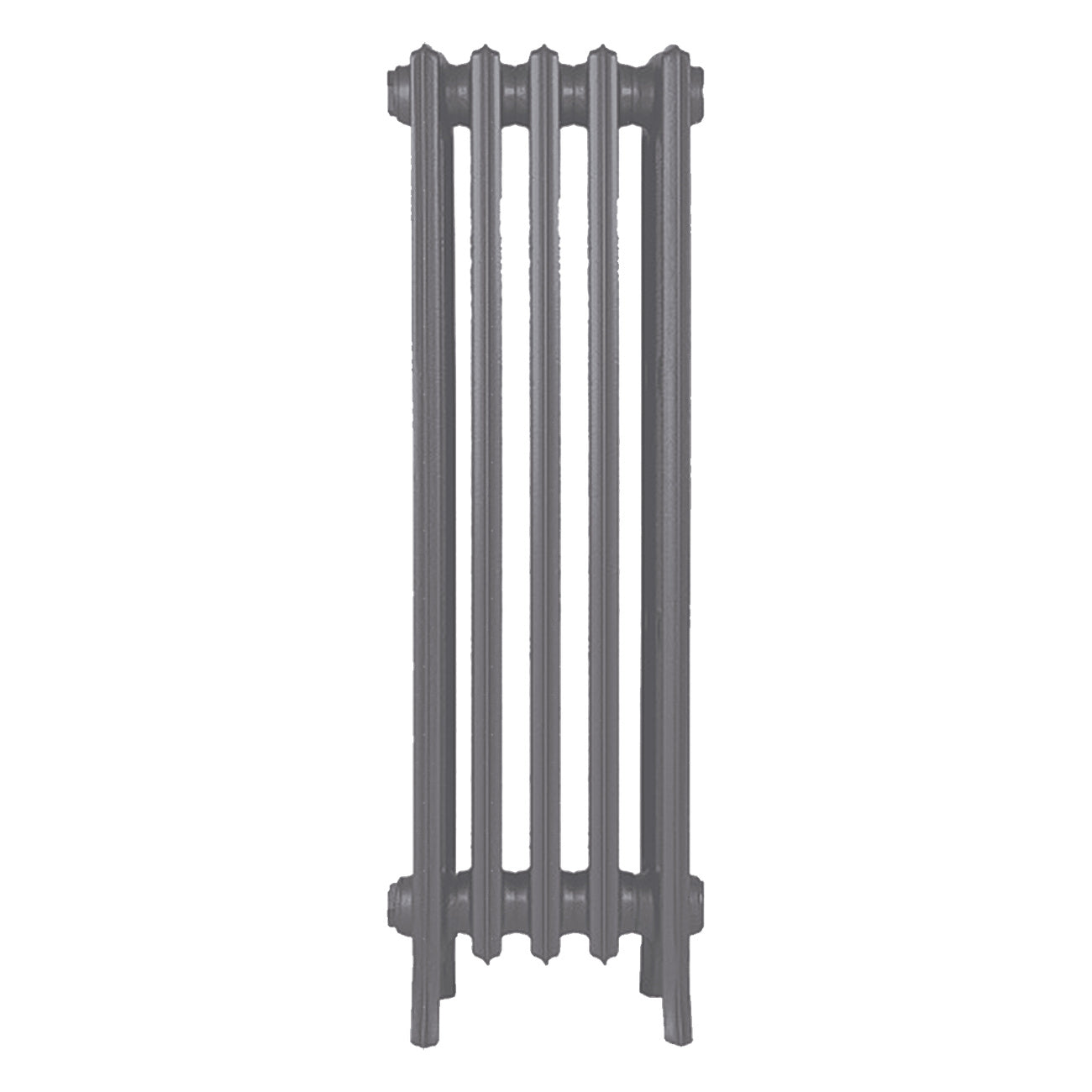Grace - Quartz Grey Cast Iron Column Radiator H950mm x W333mm 4 Column - Floor Standing