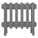 Grace - Quartz Grey Cast Iron Column Radiator H300mm x W393mm 4 Column - Wall Hung