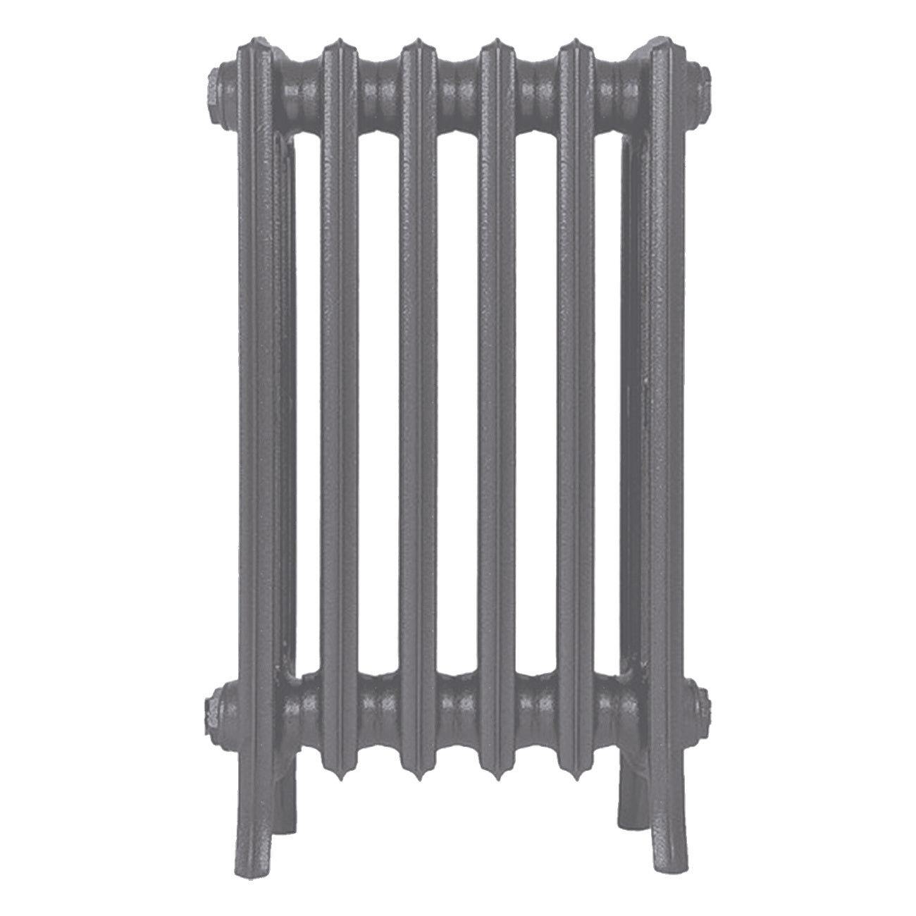 Grace - Quartz Grey Cast Iron Column Radiator H600mm x W393mm 4 Column - Wall Hung