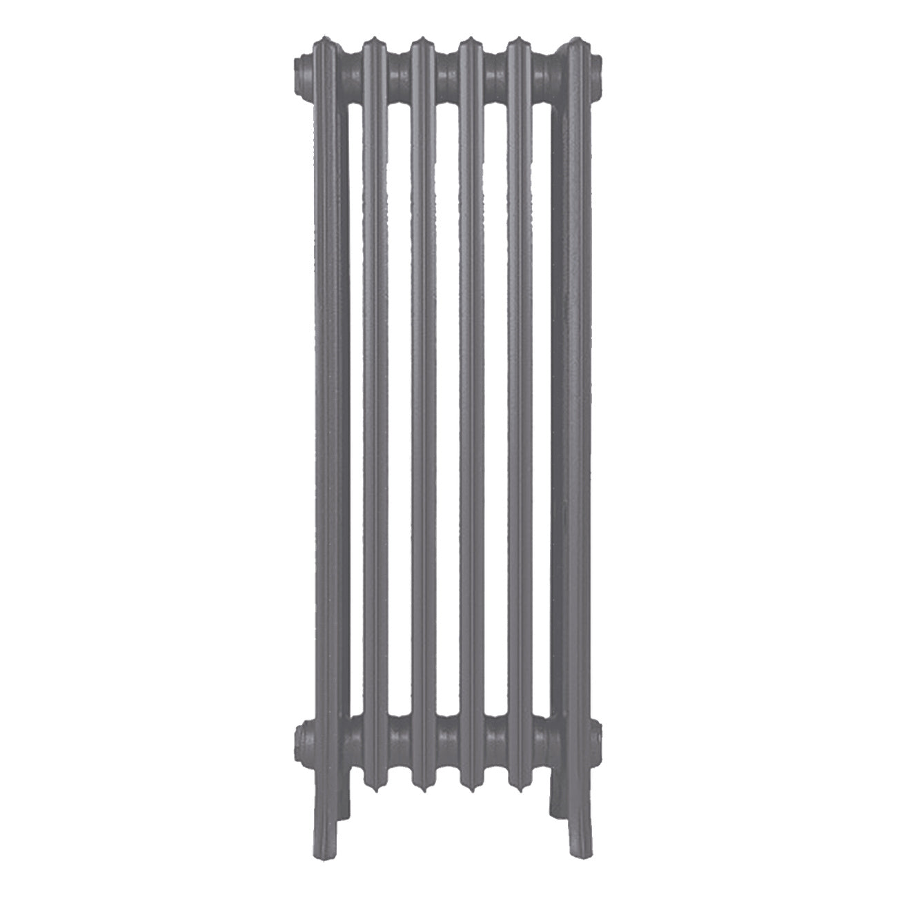Grace - Quartz Grey Cast Iron Column Radiator H950mm x W393mm 4 Column - Floor Standing
