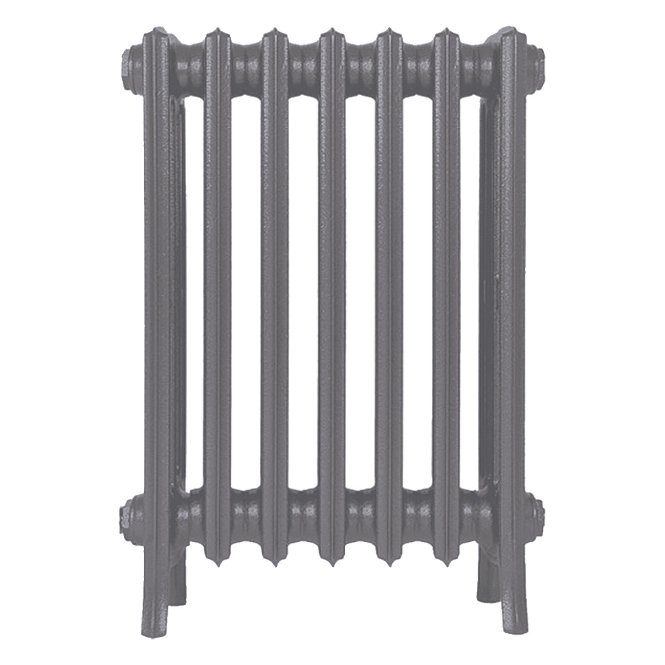 Grace - Quartz Grey Cast Iron Column Radiator H600mm x W454mm 4 Column - Wall Hung
