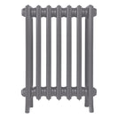 Grace - Quartz Grey Cast Iron Column Radiator H600mm x W454mm 4 Column - Wall Hung