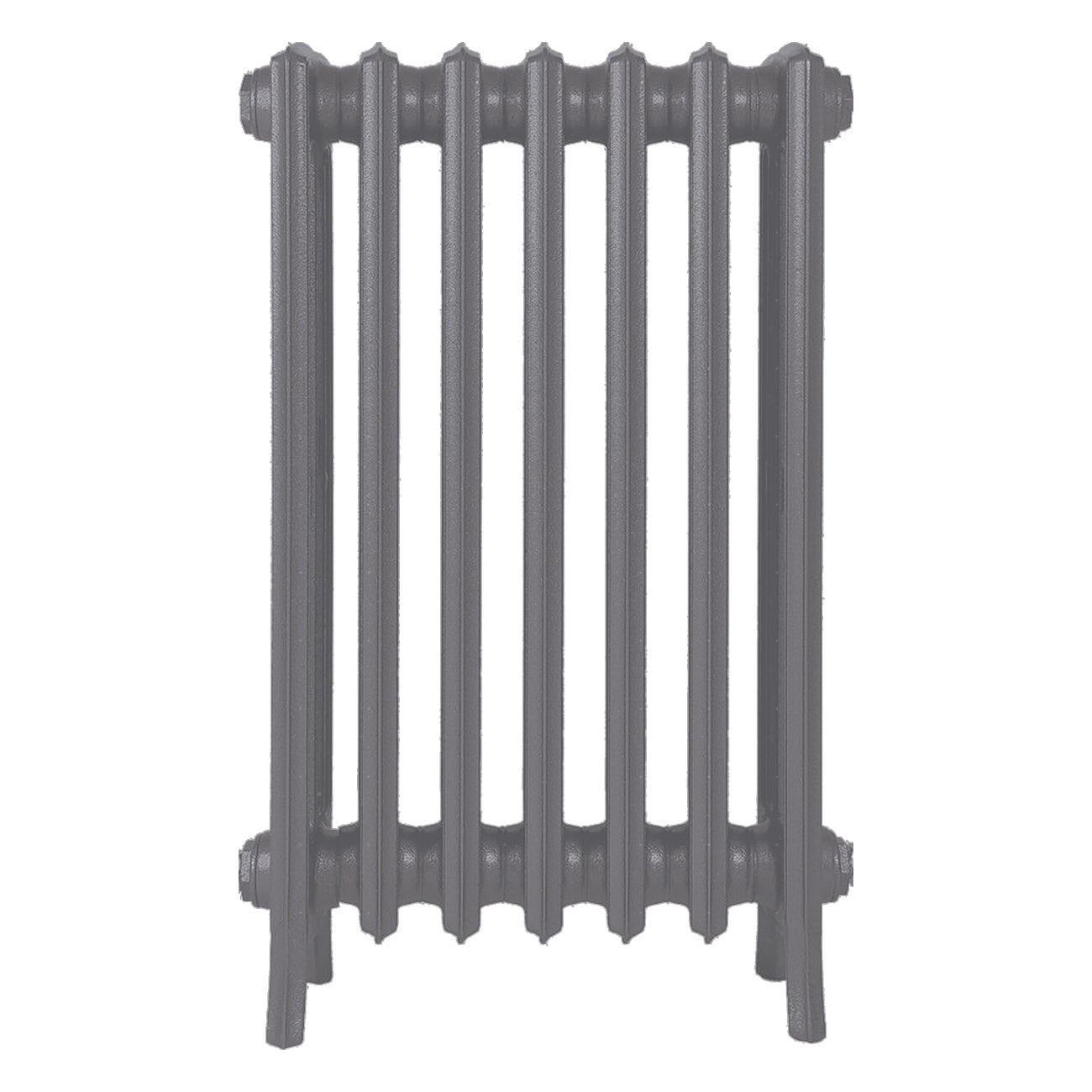 Grace - Quartz Grey Cast Iron Column Radiator H700mm x W454mm 4 Column - Wall Hung
