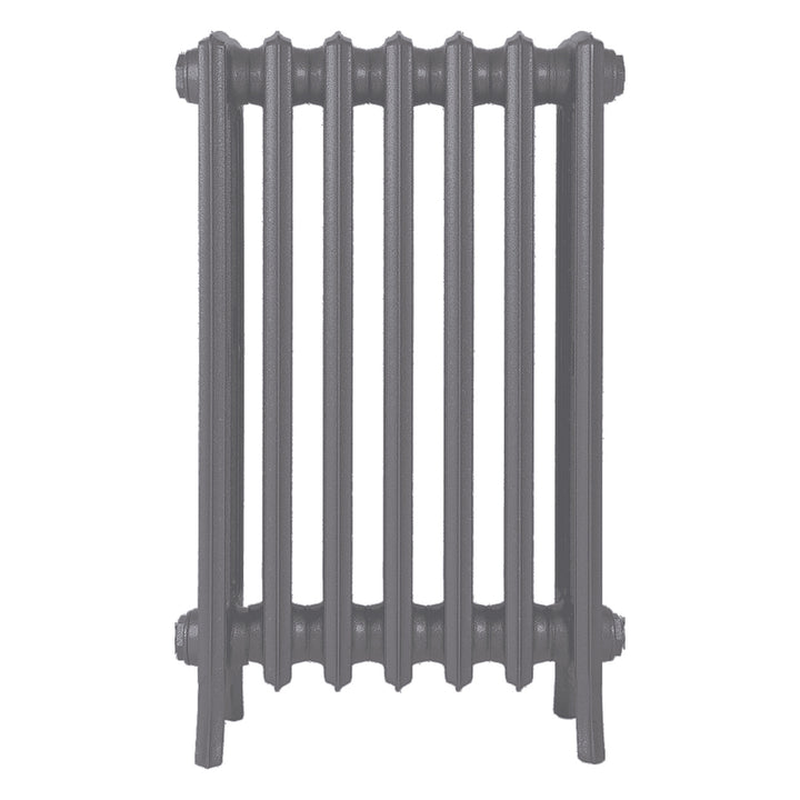 Grace - Quartz Grey Cast Iron Column Radiator H700mm x W454mm 4 Column - Wall Hung