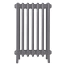 Grace - Quartz Grey Cast Iron Column Radiator H700mm x W454mm 4 Column - Wall Hung