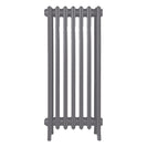 Grace - Quartz Grey Cast Iron Column Radiator H950mm x W454mm 4 Column - Floor Standing