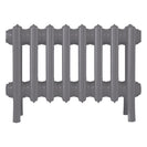 Grace - Quartz Grey Cast Iron Column Radiator H300mm x W514mm 4 Column - Wall Hung