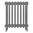 Grace - Quartz Grey Cast Iron Column Radiator H600mm x W514mm 4 Column - Wall Hung