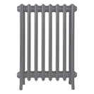 Grace - Quartz Grey Cast Iron Column Radiator H700mm x W514mm 4 Column - Wall Hung