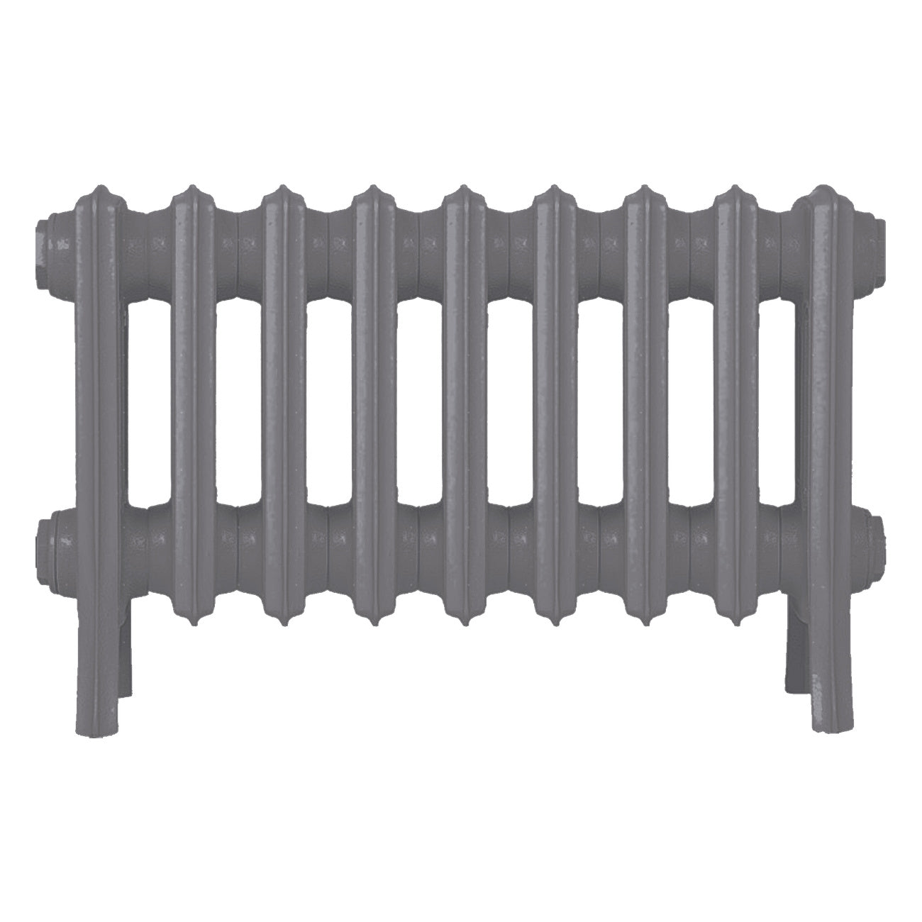 Grace - Quartz Grey Cast Iron Column Radiator H300mm x W575mm 4 Column - Wall Hung