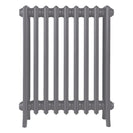 Grace - Quartz Grey Cast Iron Column Radiator H700mm x W575mm 4 Column - Wall Hung