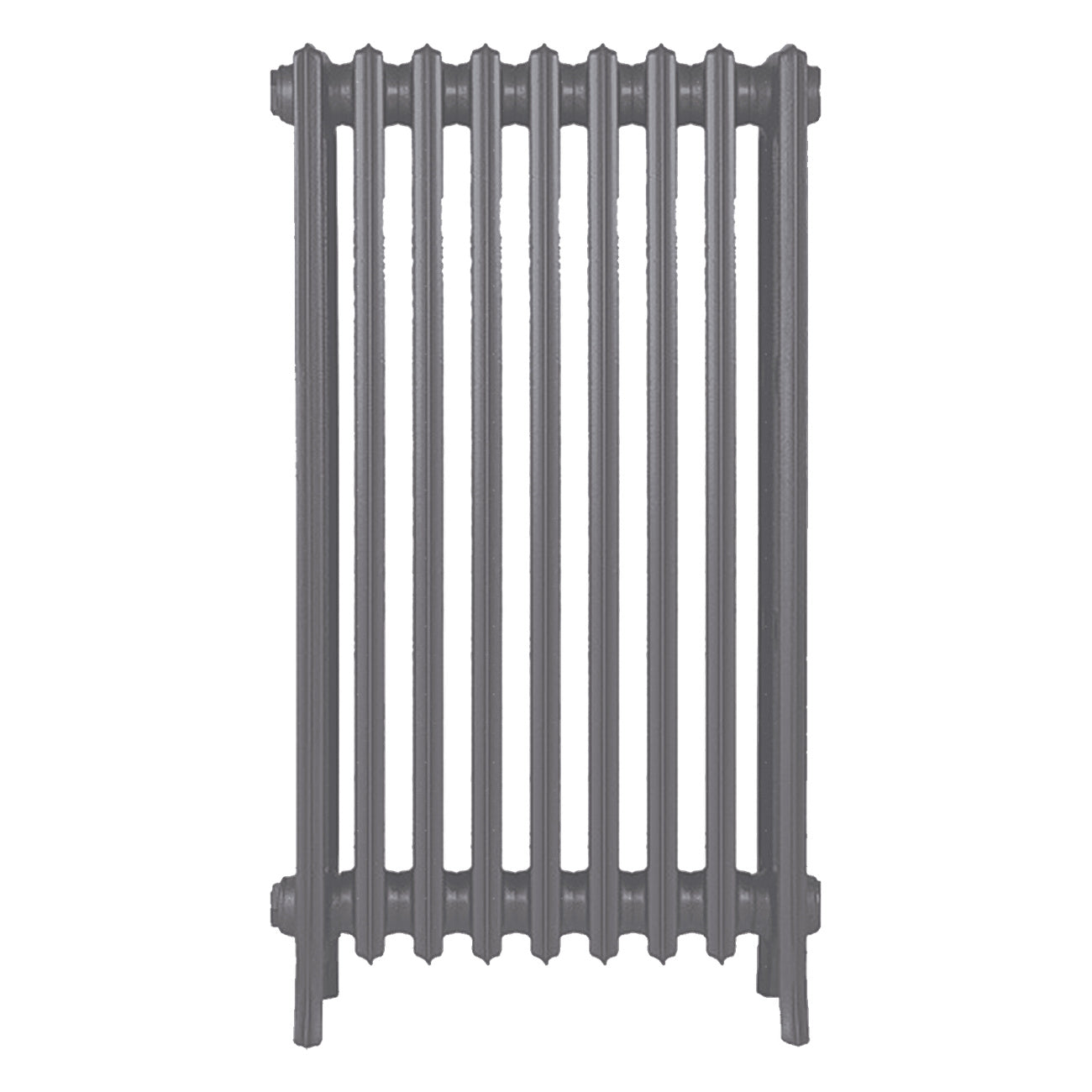 Grace - Quartz Grey Cast Iron Column Radiator H950mm x W575mm 4 Column - Floor Standing