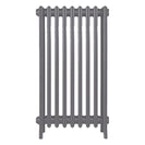Grace - Quartz Grey Cast Iron Column Radiator H950mm x W575mm 4 Column - Floor Standing