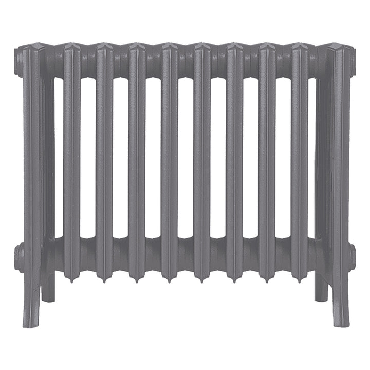 Grace - Quartz Grey Cast Iron Column Radiator H450mm x W635mm 6 Column - Wall Hung