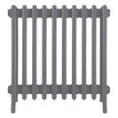 Grace - Quartz Grey Cast Iron Column Radiator H650mm x W635mm 6 Column - Floor Standing