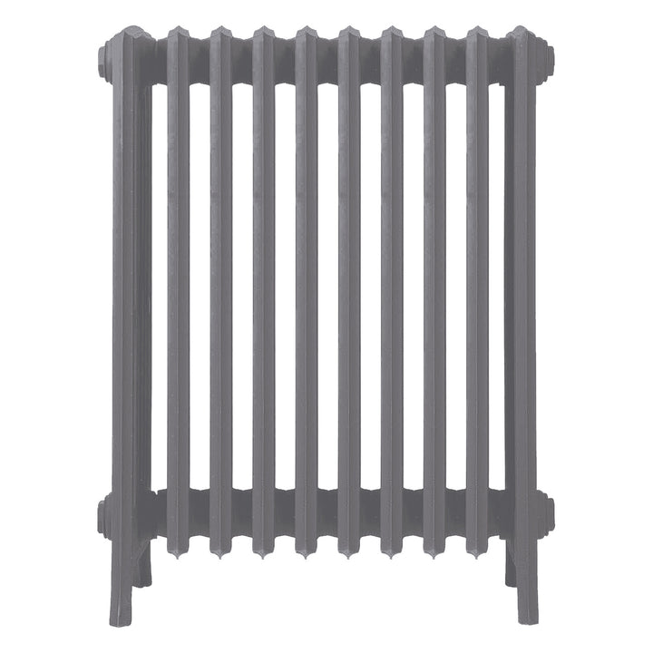 Grace - Quartz Grey Cast Iron Column Radiator H700mm x W635mm 6 Column - Wall Hung