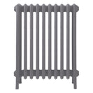 Grace - Quartz Grey Cast Iron Column Radiator H700mm x W635mm 6 Column - Wall Hung
