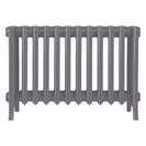 Grace - Quartz Grey Cast Iron Column Radiator H450mm x W756mm 6 Column - Wall Hung