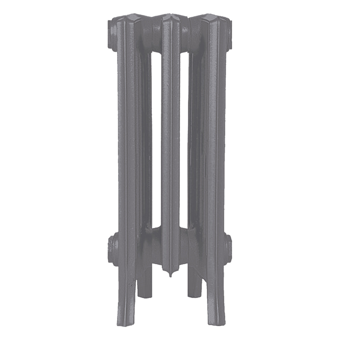 Grace - Quartz Grey Cast Iron Column Radiator H450mm x W212mm 6 Column - Wall Hung