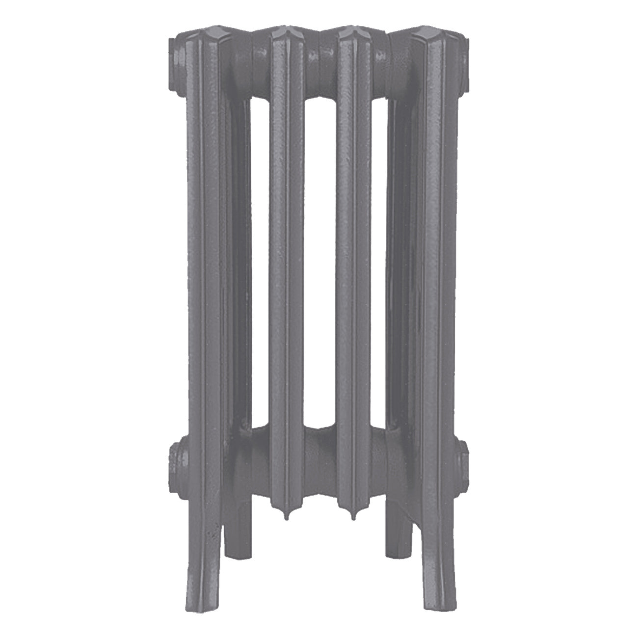 Grace - Quartz Grey Cast Iron Column Radiator H450mm x W272mm 6 Column - Wall Hung