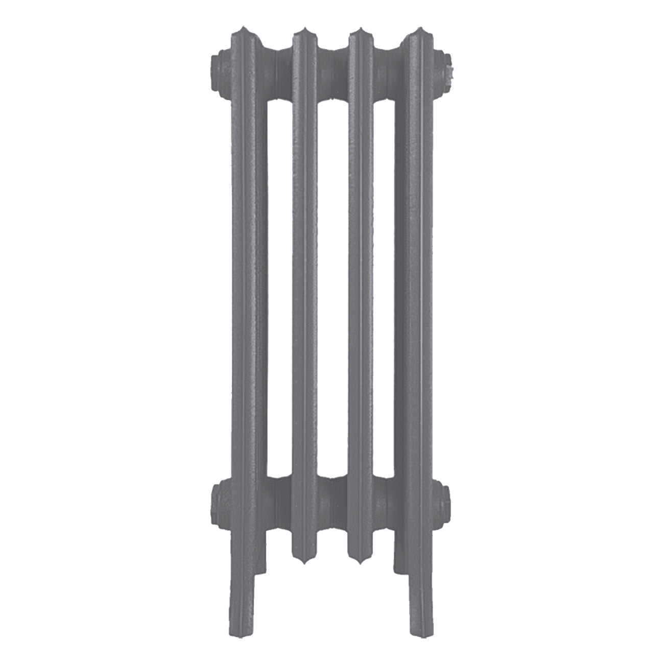 Grace - Quartz Grey Cast Iron Column Radiator H650mm x W272mm 6 Column - Floor Standing
