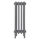 Grace - Quartz Grey Cast Iron Column Radiator H700mm x W272mm 6 Column - Wall Hung