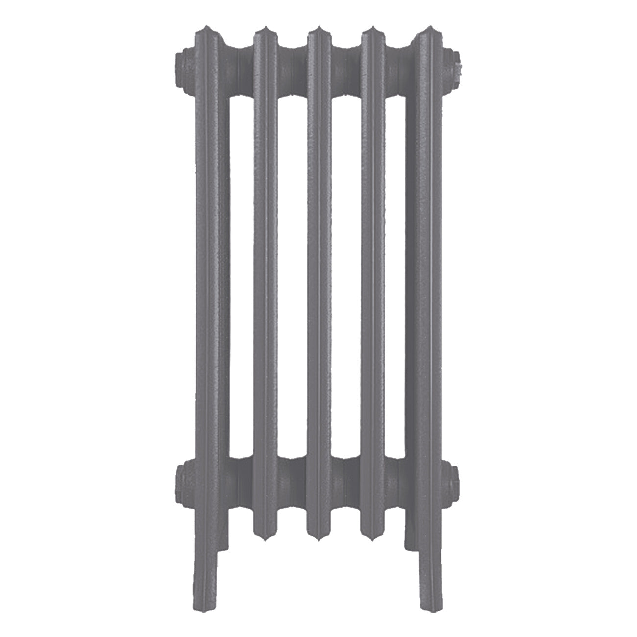 Grace - Quartz Grey Cast Iron Column Radiator H650mm x W333mm 6 Column - Floor Standing