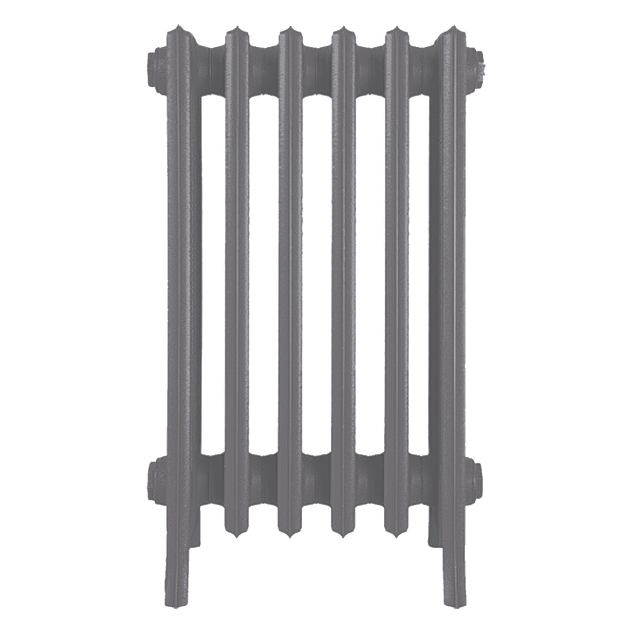 Grace - Quartz Grey Cast Iron Column Radiator H650mm x W393mm 6 Column - Floor Standing