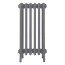 Grace - Quartz Grey Cast Iron Column Radiator H700mm x W393mm 6 Column - Wall Hung