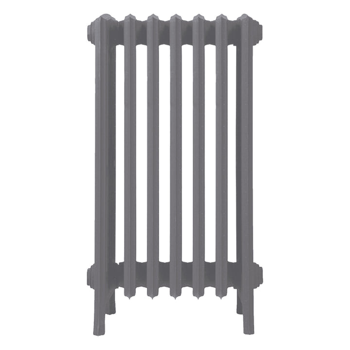 Grace - Quartz Grey Cast Iron Column Radiator H700mm x W454mm 6 Column - Wall Hung