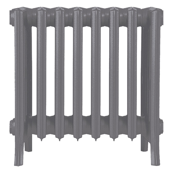 Grace - Quartz Grey Cast Iron Column Radiator H450mm x W514mm 6 Column - Wall Hung