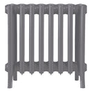 Grace - Quartz Grey Cast Iron Column Radiator H450mm x W514mm 6 Column - Wall Hung