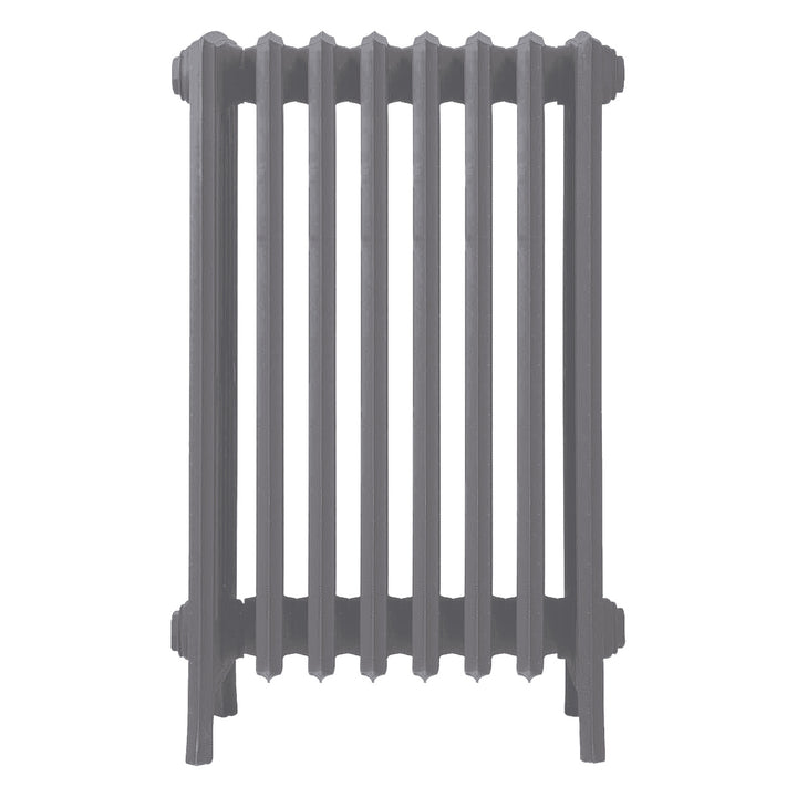 Grace - Quartz Grey Cast Iron Column Radiator H700mm x W514mm 6 Column - Wall Hung