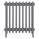 Grace - Quartz Grey Cast Iron Column Radiator H600mm x W575mm 6 Column - Wall Hung