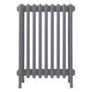 Grace - Quartz Grey Cast Iron Column Radiator H700mm x W575mm 6 Column - Wall Hung