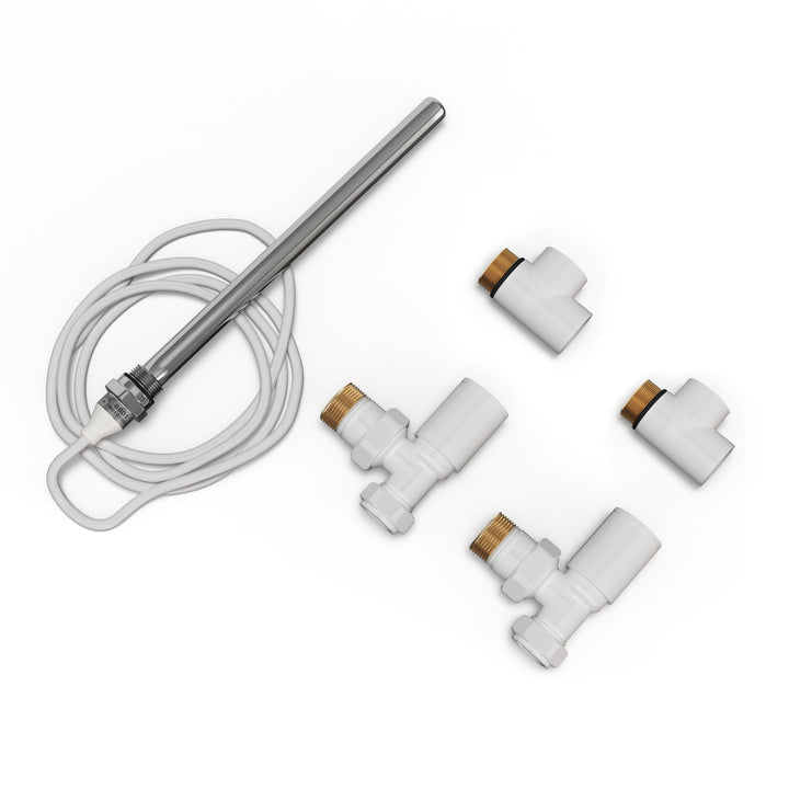 Talus - Dual Fuel Towel Rail Kit 200w Standard White