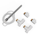 Talus - Dual Fuel Towel Rail Kit 200w Standard White