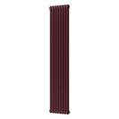 Alpha - Wine Red Vertical Column Radiator H1800mm x W372mm 2 Column