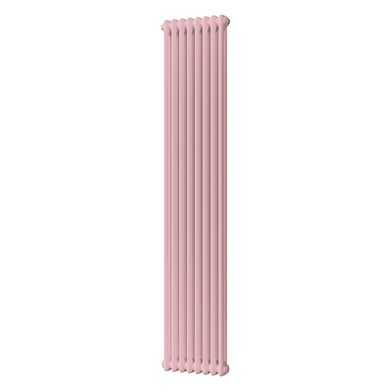 Alpha - Light Pink Vertical Column Radiator H1800mm x W372mm 2 Column