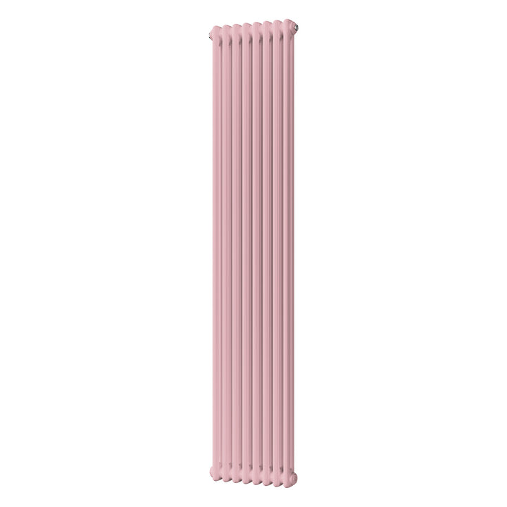 Alpha - Light Pink Vertical Column Radiator H1800mm x W372mm 2 Column