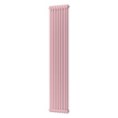 Alpha - Light Pink Vertical Column Radiator H1800mm x W372mm 2 Column