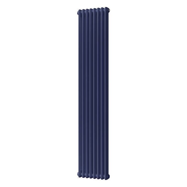 Alpha - Cobalt Blue Vertical Column Radiator H1800mm x W372mm 2 Column