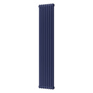 Alpha - Cobalt Blue Vertical Column Radiator H1800mm x W372mm 2 Column