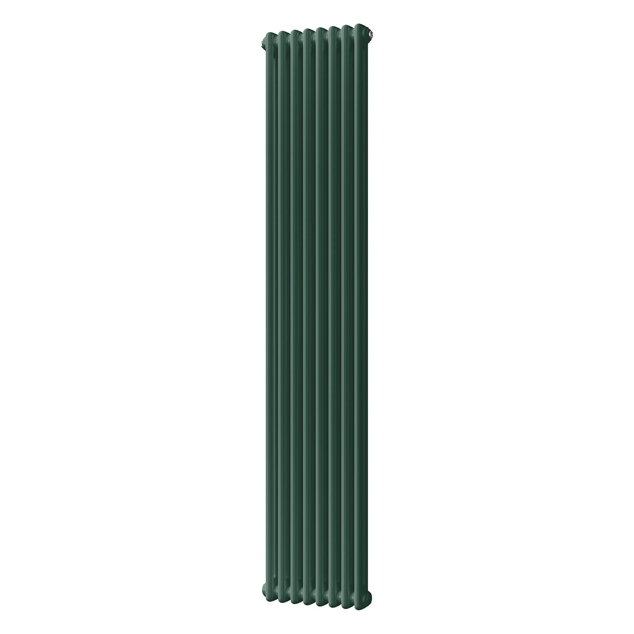 Alpha - Moss Green Vertical Column Radiator H1800mm x W372mm 2 Column