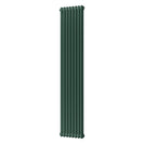 Alpha - Moss Green Vertical Column Radiator H1800mm x W372mm 2 Column