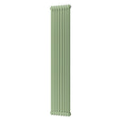 Alpha - Pale Green Vertical Column Radiator H1800mm x W372mm 2 Column